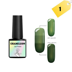 Temperature Change Gel Lacquer Gel Nail Polish---Mood Change Color Hybrid Varnish