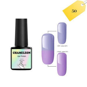 Temperature Change Gel Lacquer Gel Nail Polish---Mood Change Color Hybrid Varnish