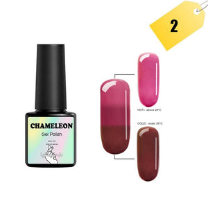 Temperature Change Gel Lacquer Gel Nail Polish---Mood Change Color Hybrid Varnish