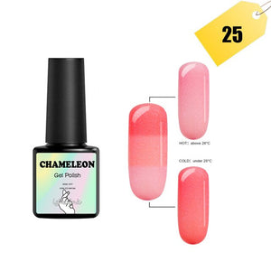 Temperature Change Gel Lacquer Gel Nail Polish---Mood Change Color Hybrid Varnish