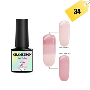 Temperature Change Gel Lacquer Gel Nail Polish---Mood Change Color Hybrid Varnish