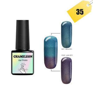 Temperature Change Gel Lacquer Gel Nail Polish---Mood Change Color Hybrid Varnish