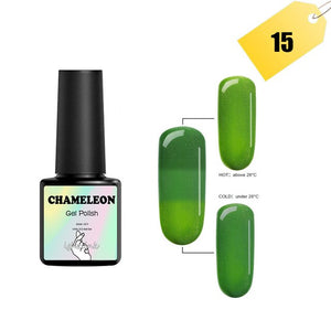 Temperature Change Gel Lacquer Gel Nail Polish---Mood Change Color Hybrid Varnish