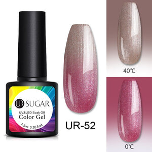 UR SUGAR Temperature UV Gel Nail Polish Thermal Change Gel Hybrid Varnish Semi Permanent Gel Polish Nail Art Mood Thermo